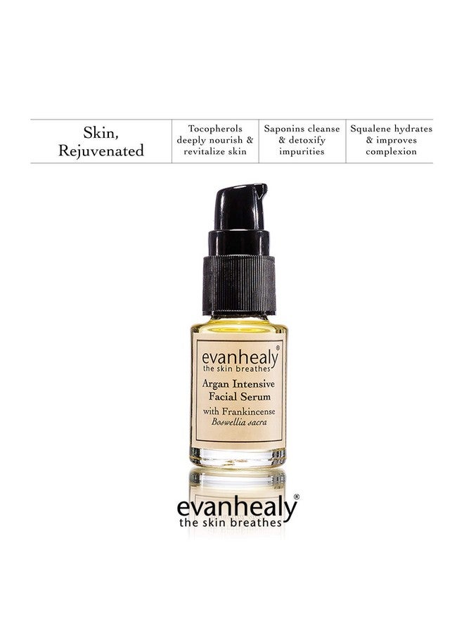 evanhealy Argan Intensive Facial Serum Handcrafted Argan Oil With Organic Essential Oils Nourishing & Rejuvenating Treatment For All Skin Types - Image 3