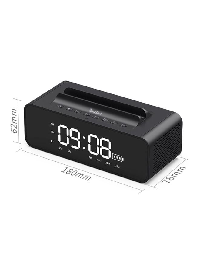 NIBEMINENT Portable Bluetooth Speaker With Mic Grey  - Image 3