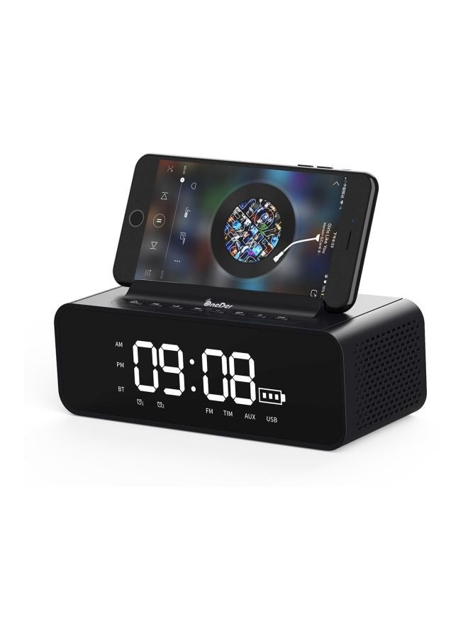 NIBEMINENT Portable Bluetooth Speaker With Mic Grey  - Image 1