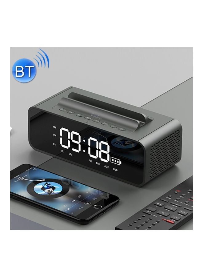 NIBEMINENT Portable Bluetooth Speaker With Mic Grey  - Image 4