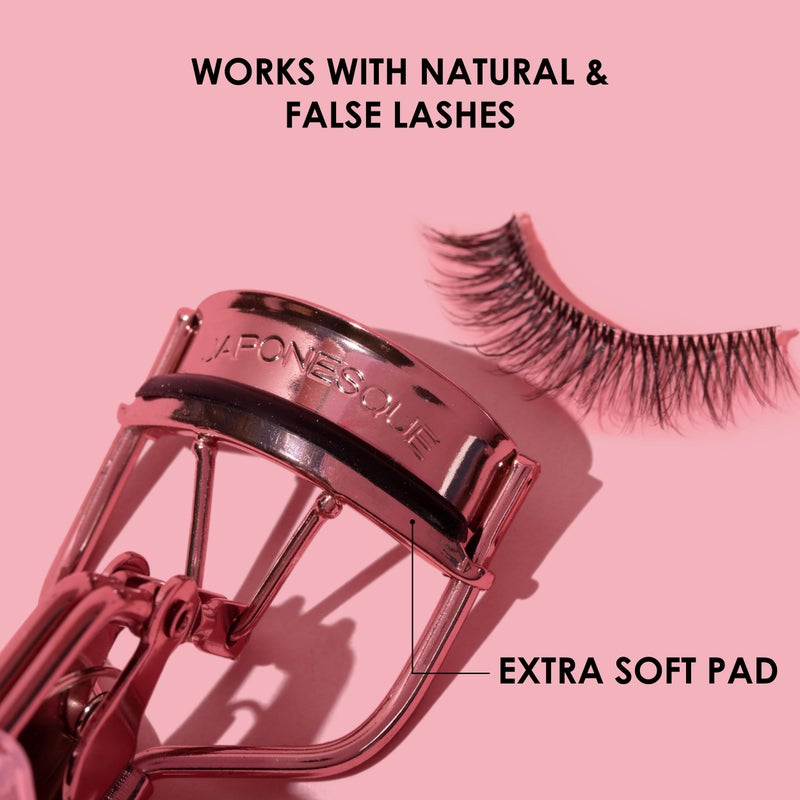 JAPONESQUE Comfort Grip Eyelash Curler for Natural & False Lashes, Universal Fit, Long-Lasting Curl - Image 5