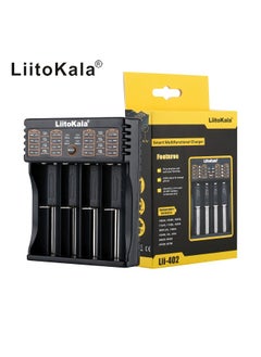 LiitoKala Lii-402 Battery Charger, 1.2V 3.2V 3.7V 3.65V A Aaa Charger Lithium Battery For Camcorder Nimh For Battery Smart 18650 10440 16340  - Image 1