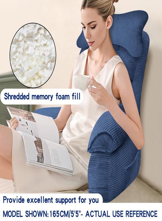 YDCEULARDOH Reading Pillow for Bed,arm Pillows for Adults,Bed Pillow for Sitting up,Reading & Bed Rest Pillows,tv Pillow,Gaming Pillow,Back Pillow for Couch or Floor - Image 2