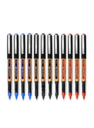 12-Piece Eye Broad Roller Pen 1.0mm Tip Multicolour - pzsku/Z73E20A6B3D56A4D35935Z/45/_/1652354293/46d60bd5-efd5-4b1a-8b17-113955dea31a