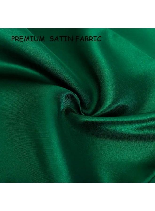 10 Pcs  Foldable Satin Napkins, Soft Washable Dinner Napkins for Parties, Weddings, and Dinners - Image 3