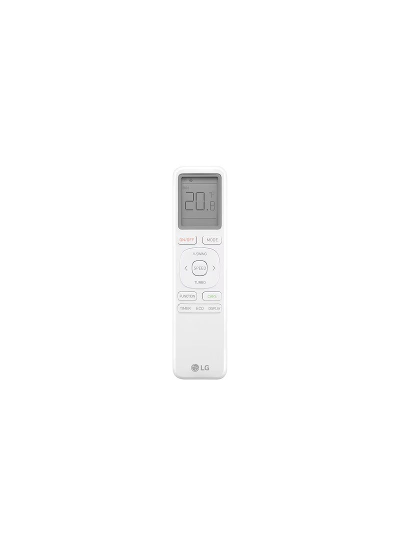 LG HERO On/Off Air Conditioner 2.25 HP, Fast Cooling & Heating, Without a holder, Blue Fin, Auto Swing, Auto Cleaning, Timer, Auto Restart, Sleep Mode, S4-H18RZACA S4-H18RZACA White - Image 5