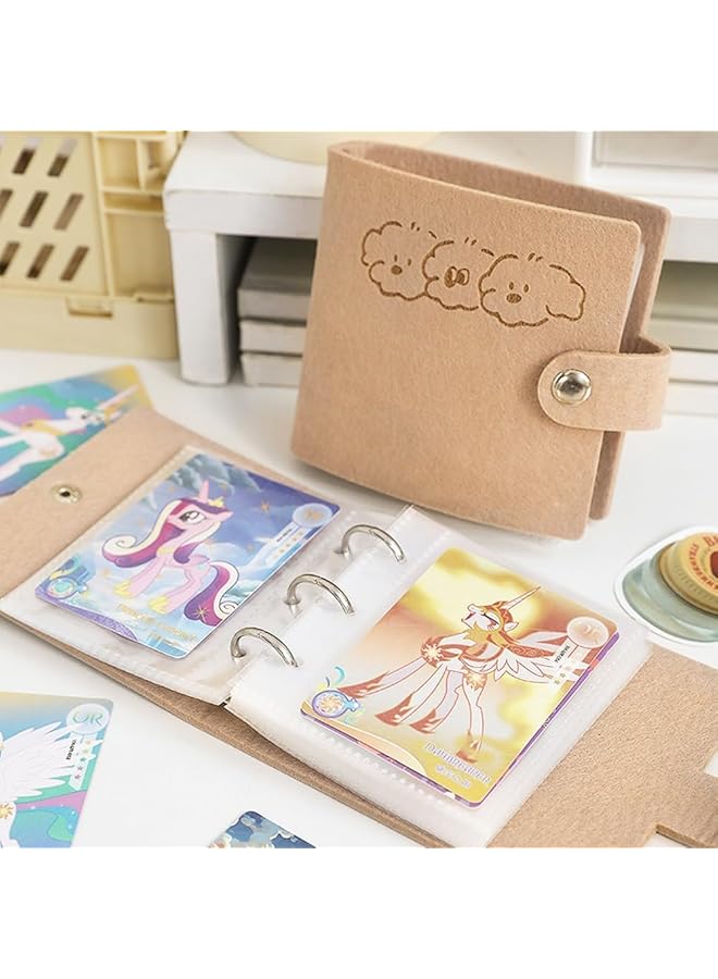 erorex 3 Inch Photo Album Mini Kpop Photocard Binder Small Photo Album Card Holder For Fujifilm Instax Polaroid Film 40 Pockets - Image 2