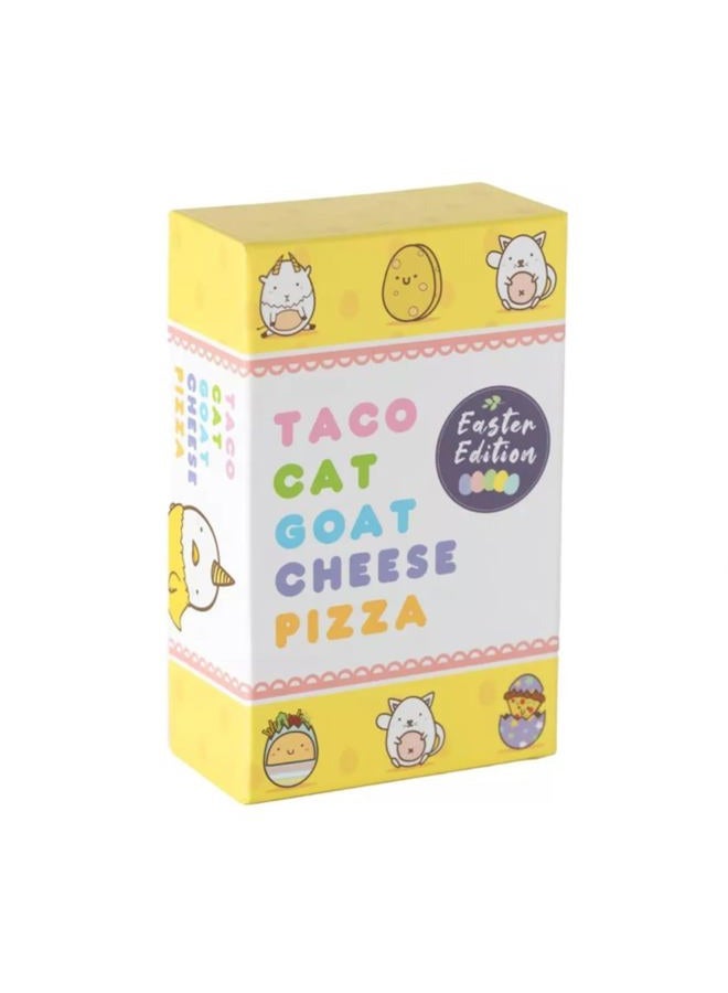 Dolphin Hat Games Taco Cat Goat Cheese Pizza - Easter Edition! Fun Seasonal Version of Our hit Ages 8+, 10-15 Minutes to Play, 2-8 Players - Image 1