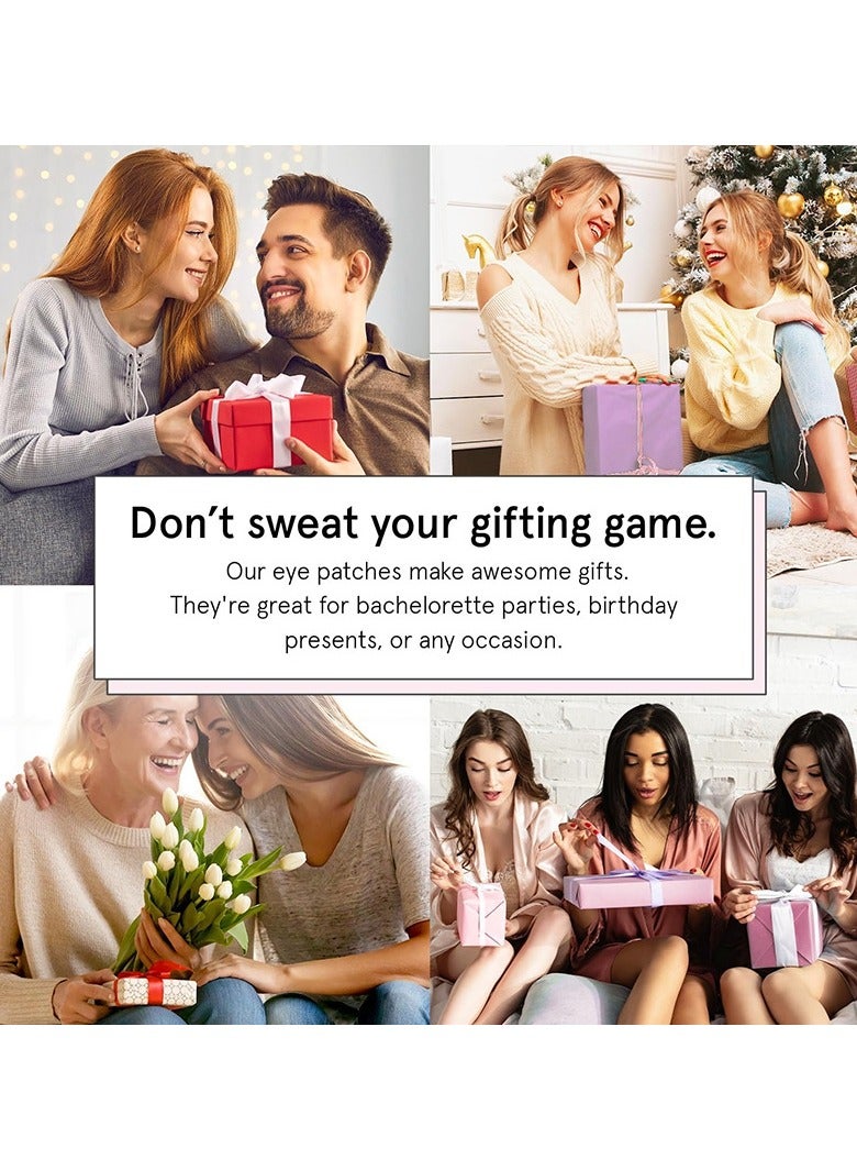 HTKCRX Award Winning Under Eye Mask Reduce Dark Circles, Puffy Eyes, Undereye Bags, Wrinkles, Gel Under Eye Patches, Birthday Gifts for Women - Vegan Cruelty-Free Self Care (24 Pairs, Blue) - Image 3