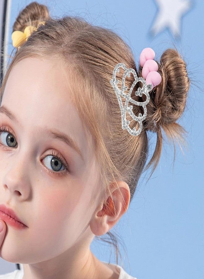 minkissy 12Pcs Rhinestone Small Crown Combs Princess Tiaras Hair Comb Mini Tiaras for Girls Hair Side-Combs Wedding Accessories for Halloween Wedding Birthday Party - Image 4