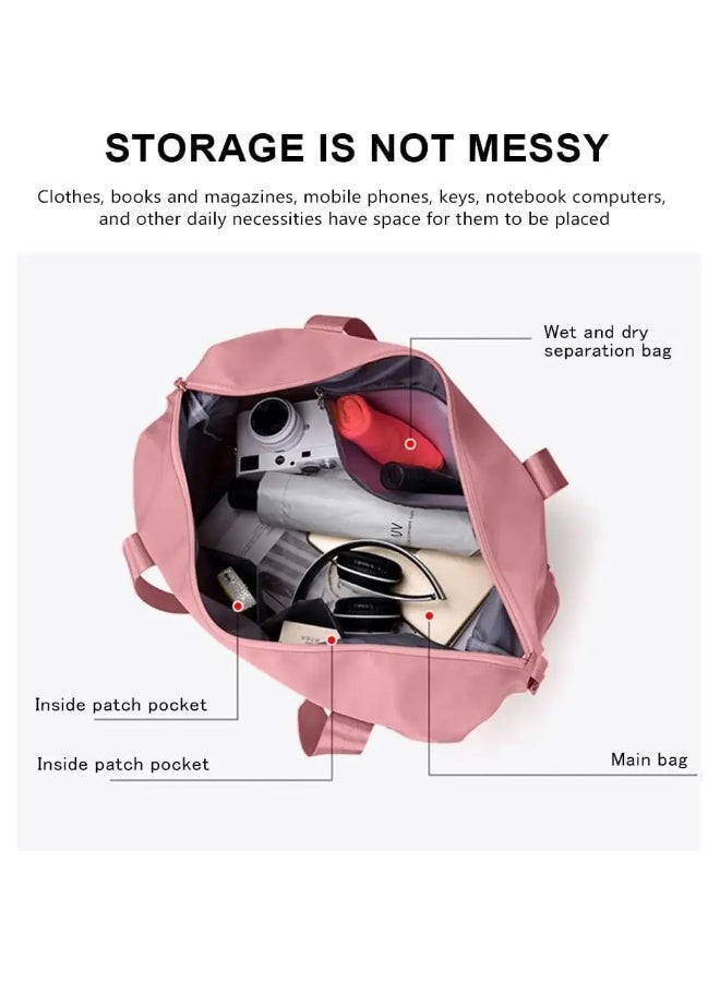 شنطة سفر دفل يفرازور بقسم مبلل - زهري - Image 1