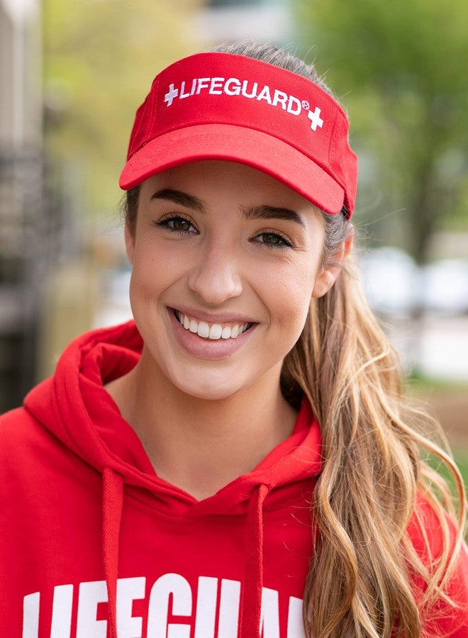 LIFEGUARD Official Adjustable Visor (Red) - Image 3