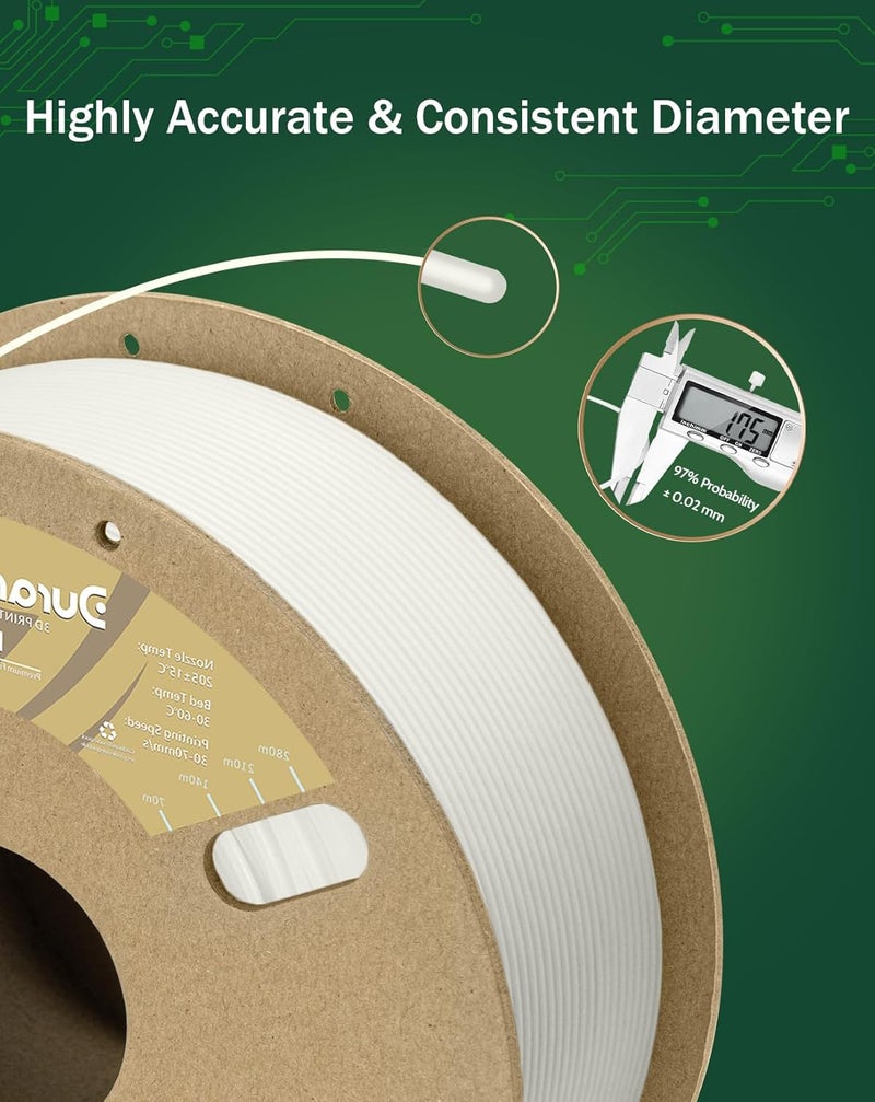 DURAMIC 3D PLA Glow Blue in The Dark Filament 1.75mm 1Kg, 3D Printing Luminous Filament 1.75mm Dimensional Accuracy +/- 0.02 mm, Fit Most FDM 3D Printers - Image 3