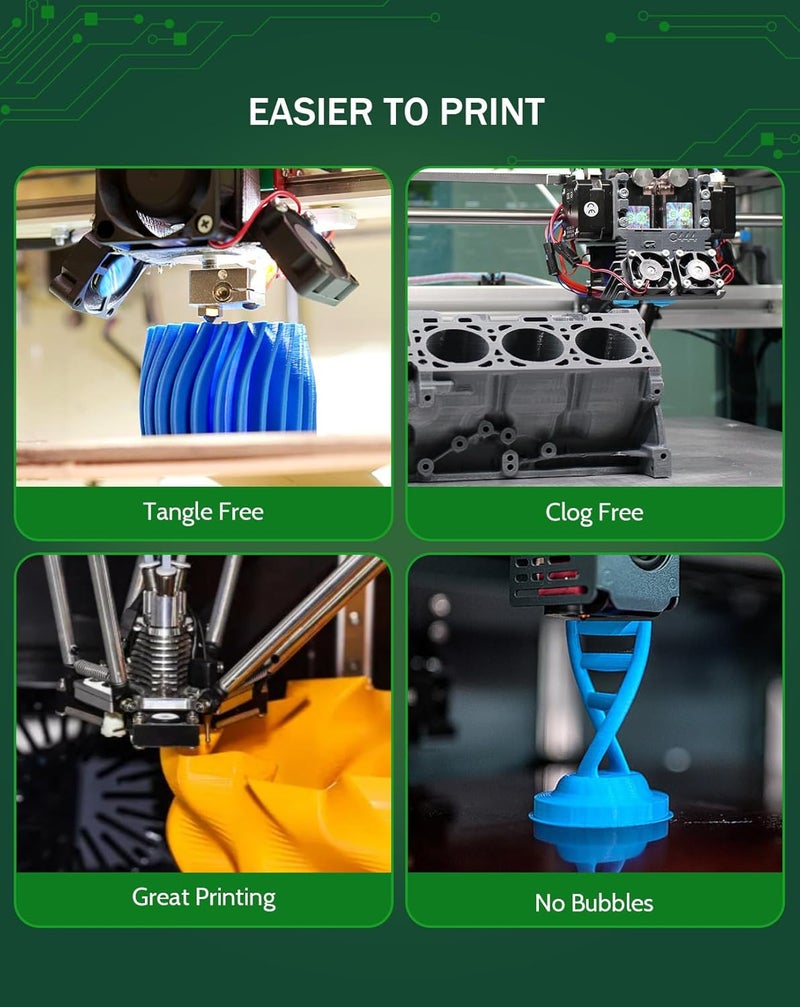 DURAMIC 3D PLA Glow Blue in The Dark Filament 1.75mm 1Kg, 3D Printing Luminous Filament 1.75mm Dimensional Accuracy +/- 0.02 mm, Fit Most FDM 3D Printers - Image 5