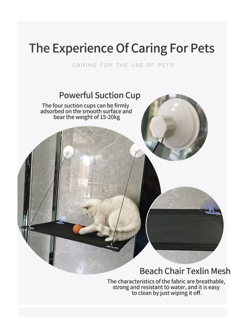 Sharpdo - Cat Window Hammock Bed Cat Window Mounted Sun Bed For Cats - Image 1