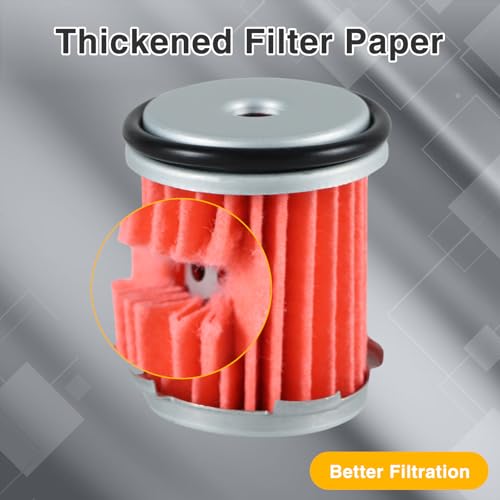 HIMARKLIF Auto Transmission Filter with O-ring (with Transmission Oil-fluid Cooler O-rings）Compatible with Acura RDX RLX TSX TL/Honda Odyssey Accord CR-V Civic Pilot Replace#: 25450-P4V-013 - Image 2