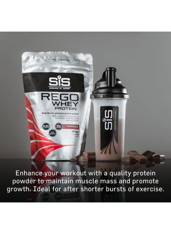 SIS REGO Whey Protein | Easy-to-mix, premium protein powder | Chocolate Flavour, 450g, 15 Servings  - Image 2
