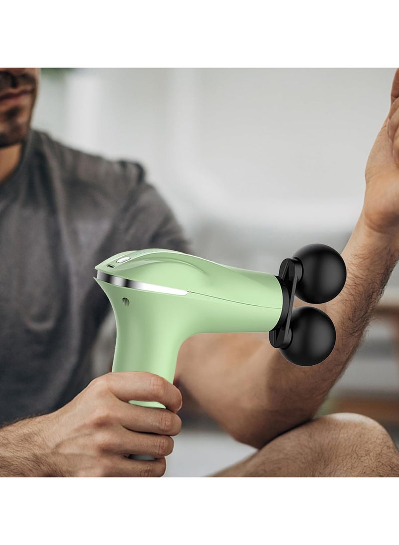 general Muscle Massager Handheld, Electric Double-Headed Muscle Relaxer, Smart Deep Tissue Percussion Muscle Massage Device for Athletes, Fitness Enthusiasts - Image 2