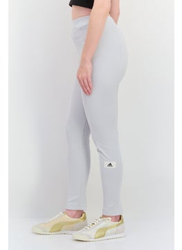 Adidas Women Sportswear Fit Training Leggings, Light Grey  - Image 2