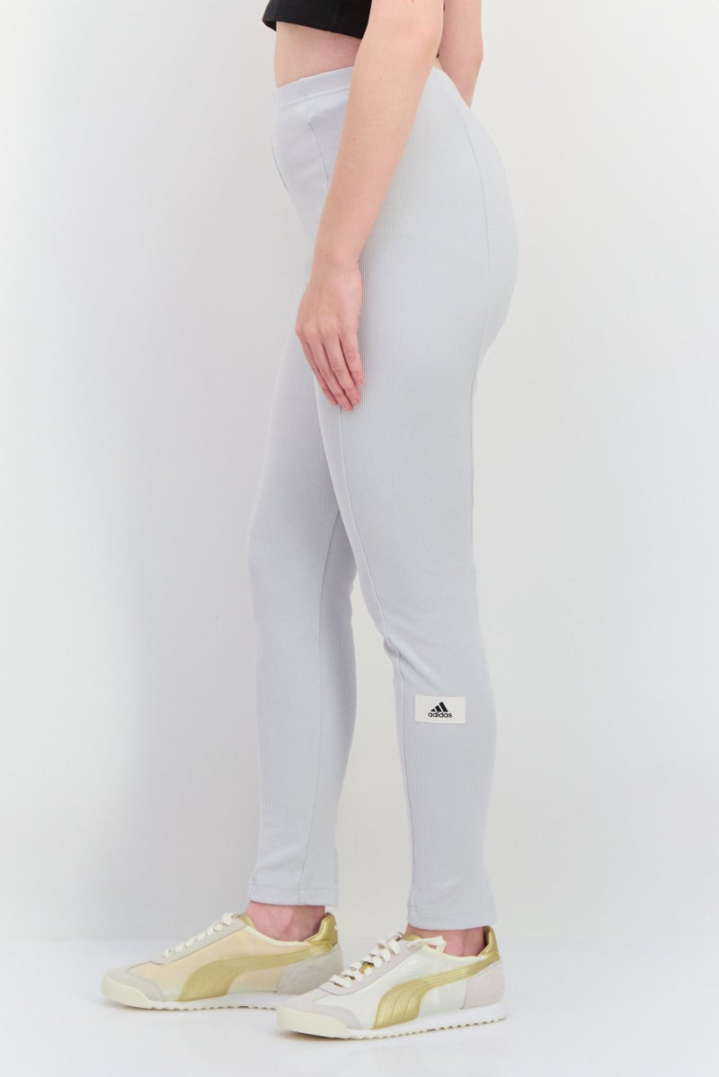 Adidas Women Sportswear Fit Training Leggings, Light Grey - Image 2
