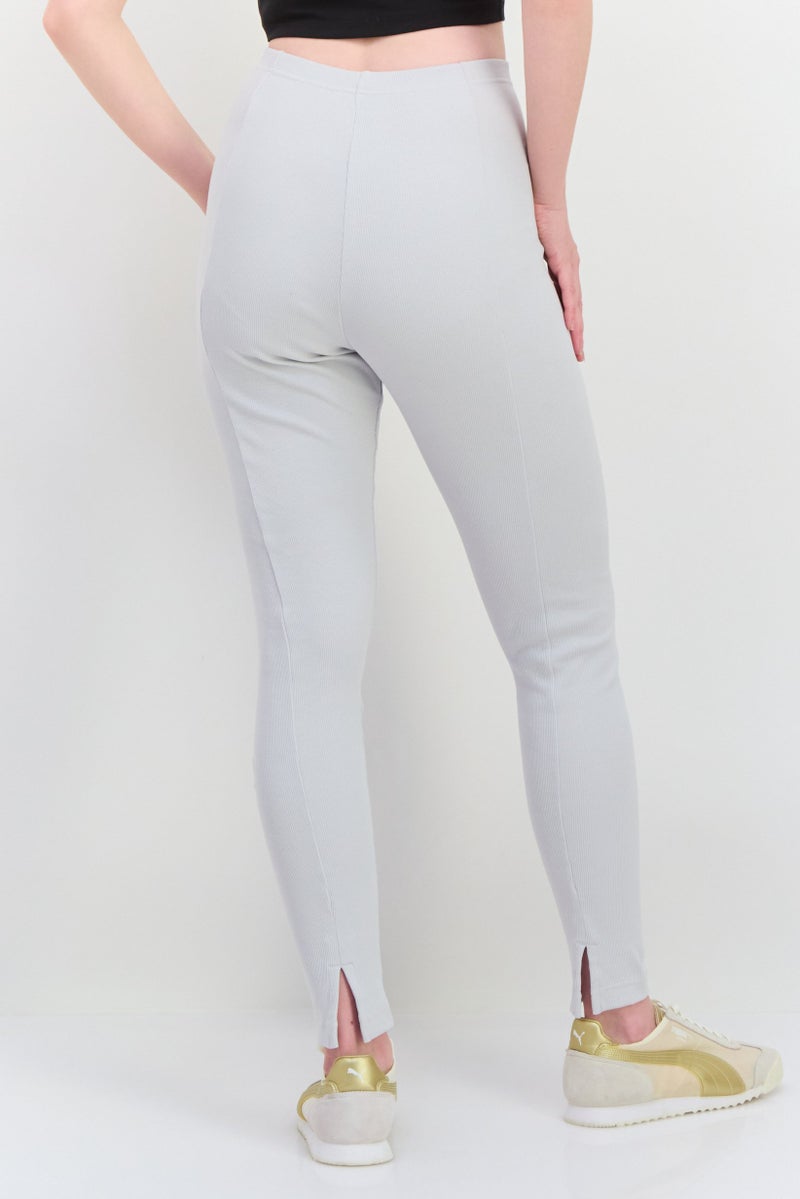 Adidas Women Sportswear Fit Training Leggings, Light Grey - Image 3