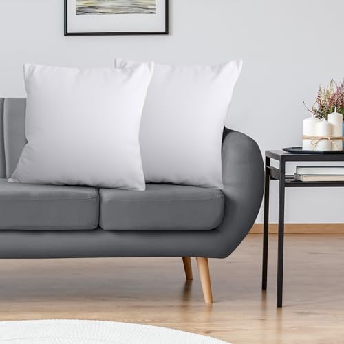 Utopia Bedding Throw Pillows Insert (Pack of 2, White) - 26 x 26 Inches Bed and Couch Pillows - Indoor Decorative Pillow - Image 5
