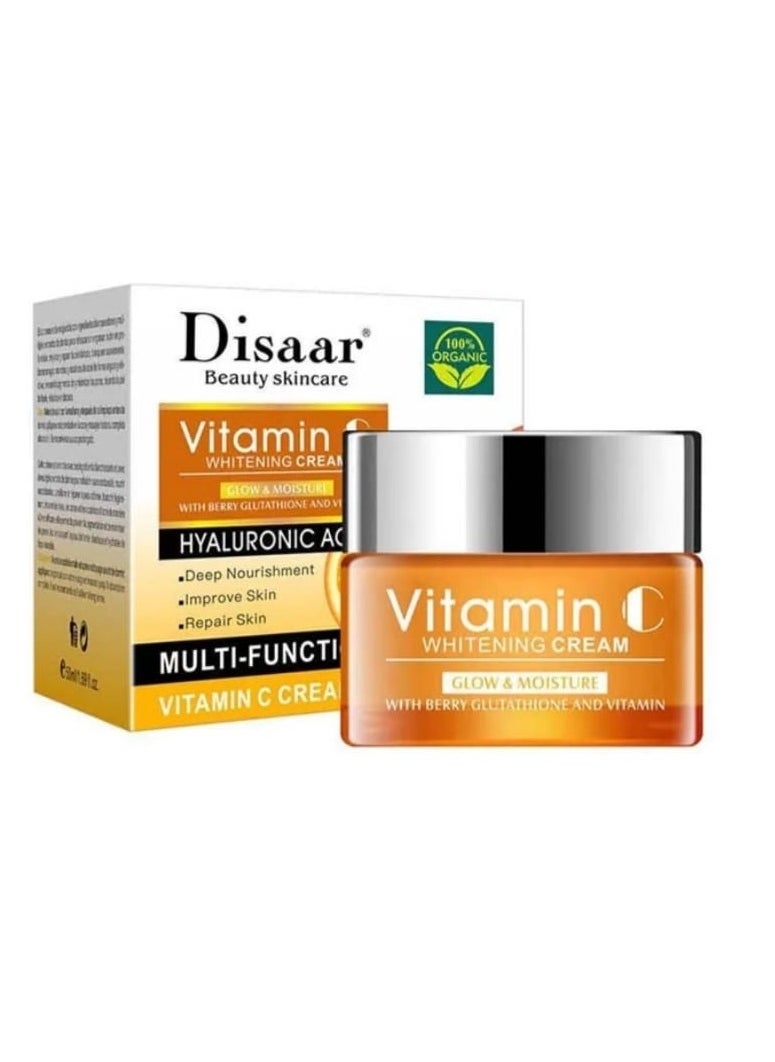 Disaar - 100% Organic Hyaluronic Acid & Vitamin C Moisturizer 50ml - Image 1