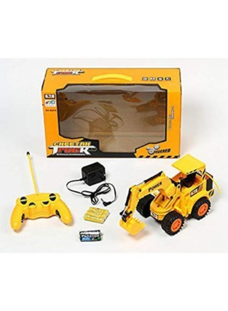 child toy Remote Control Excavator Tractor With Lights And Constructing Wheel  - Image 2