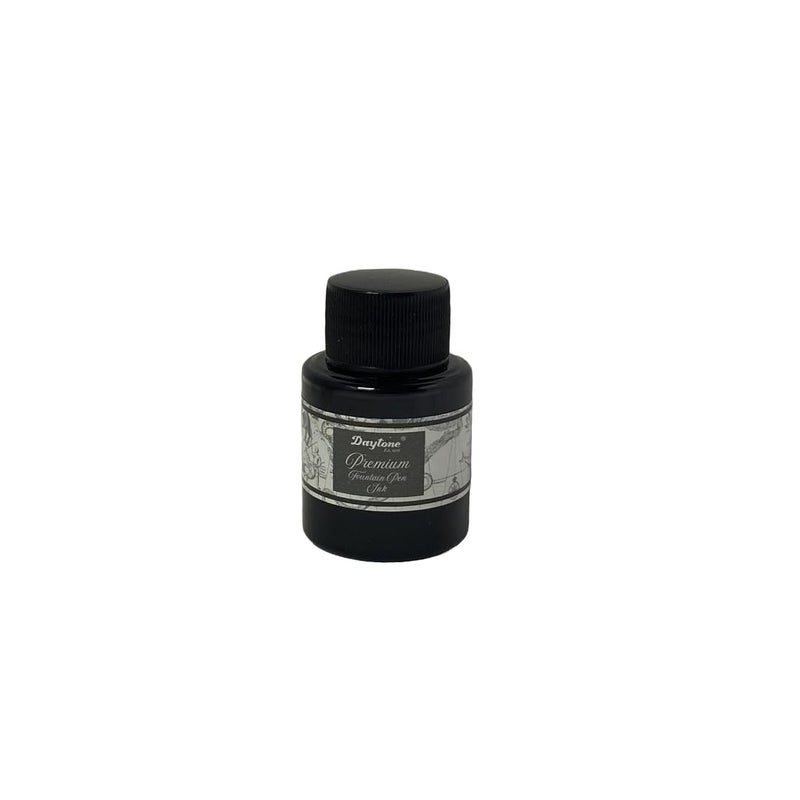 Daytone Premium Fountain Pen Ink (Antique Black, 30 ml Bottle) - Image 1