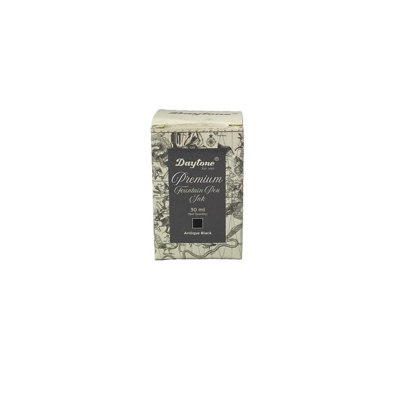 Daytone Premium Fountain Pen Ink (Antique Black, 30 ml Bottle) - Image 2