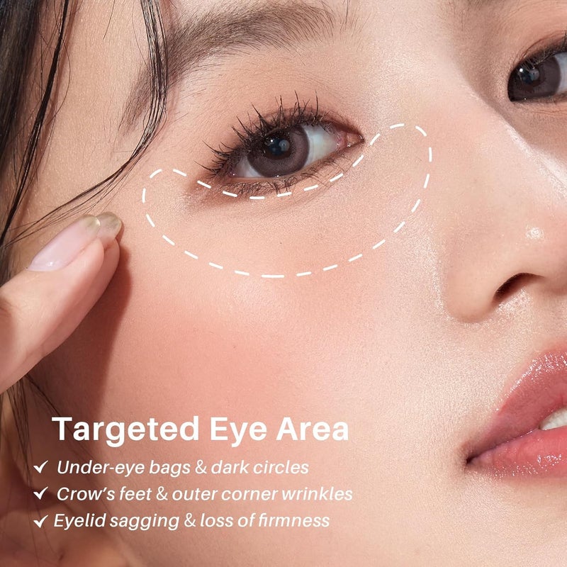 SPODARE Caffeine Eye cream For Dark Circles combines caffeine and retinol target dark circles puffiness and wrinkles Eye Cream Anti Aging With 360 Massage Ball 07 fl oz - Image 4