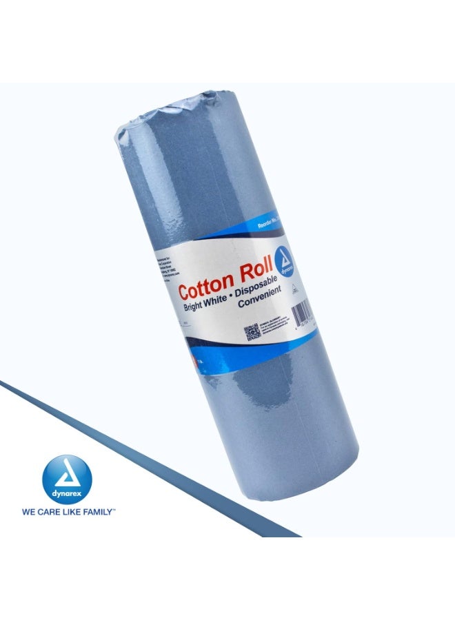 Dynarex Cotton Roll â€“ Non-Sterile, Soft and Absorbent Cotton in an Easy to Tear & Use Roll, 1-pound, 12â€ x 56", White, 1 - Dynarex Cotton Roll - Image 2