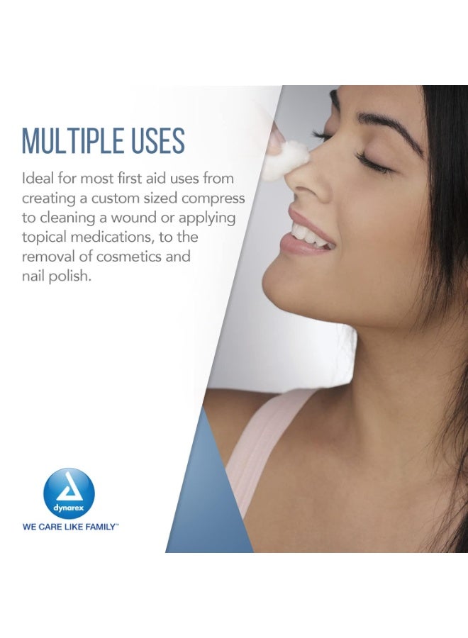 Dynarex Cotton Roll â€“ Non-Sterile, Soft and Absorbent Cotton in an Easy to Tear & Use Roll, 1-pound, 12â€ x 56", White, 1 - Dynarex Cotton Roll - Image 4