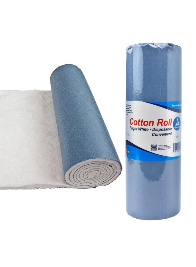 Dynarex Cotton Roll â€“ Non-Sterile, Soft and Absorbent Cotton in an Easy to Tear & Use Roll, 1-pound, 12â€ x 56", White, 1 - Dynarex Cotton Roll - Image 1