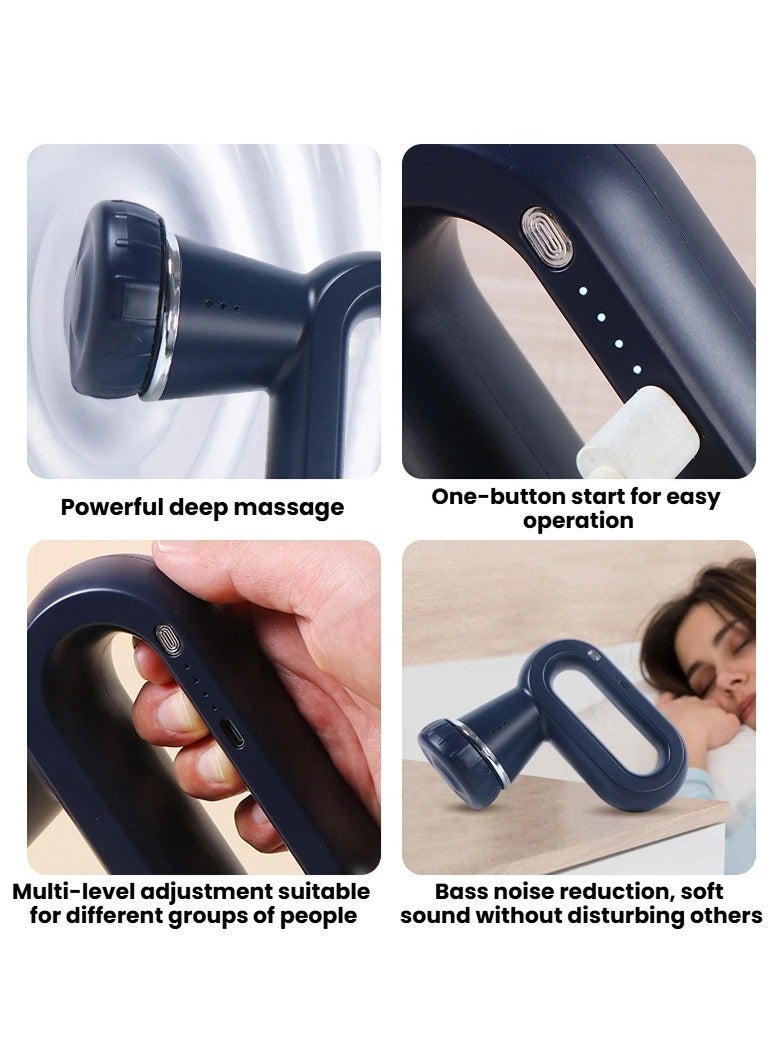general Handheld portable massager multi-functional body sculpting machine vibration lazy person kneading fascia gun body beautifying device - Image 2