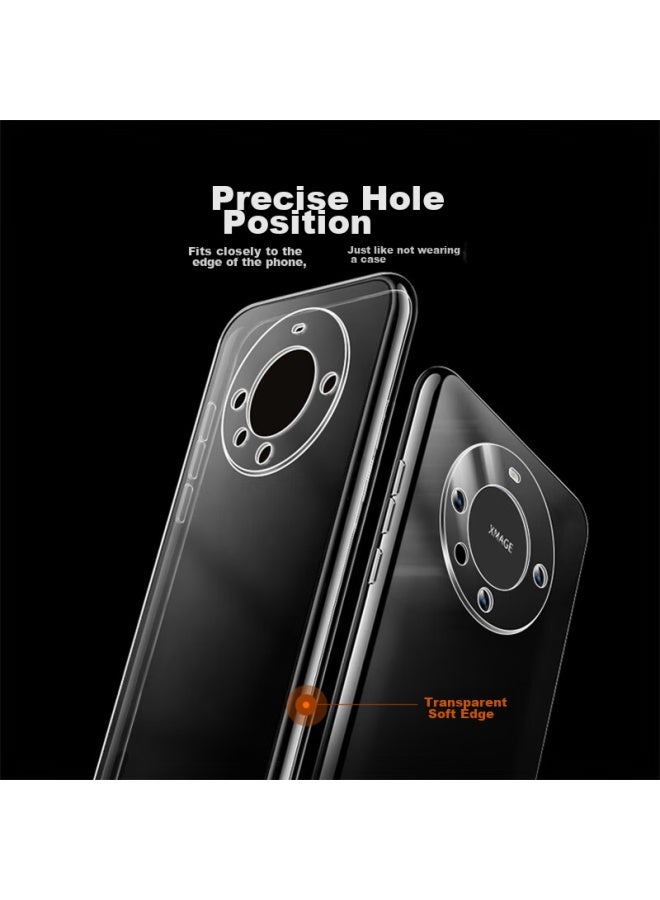 Kmaxai Case For Huawei Mate60 Pro, Ultra-thin Protective Cover, Full Lens Protection, Shockproof, Lightweight, Crystal Clear Tpu Soft Shell, Transparent - Image 4