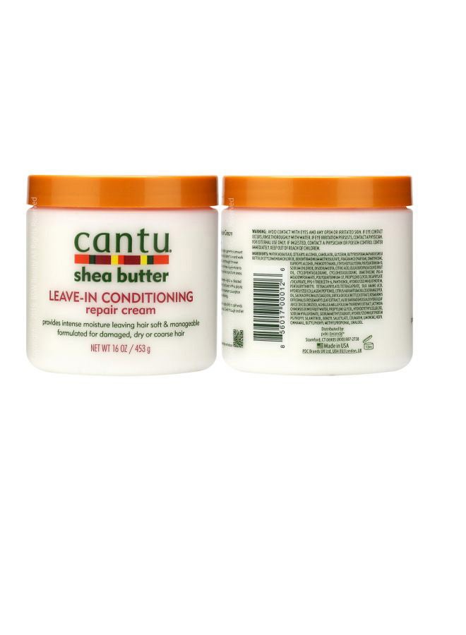 Cantu Pack Of 2 Shea Butter Leave-In Conditioning Repair Cream 906grams - Image 3