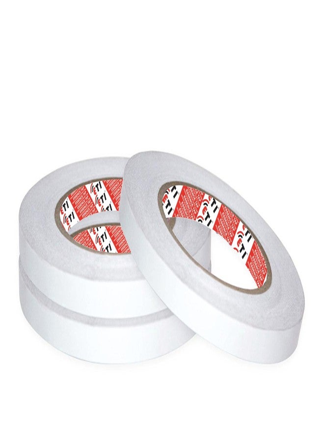 ETI Double Side Tissue Tape - Strong Adhesion, White, 12mm x 50m (Pack of 2) - Perfect for Crafting & Bonding - Image 2