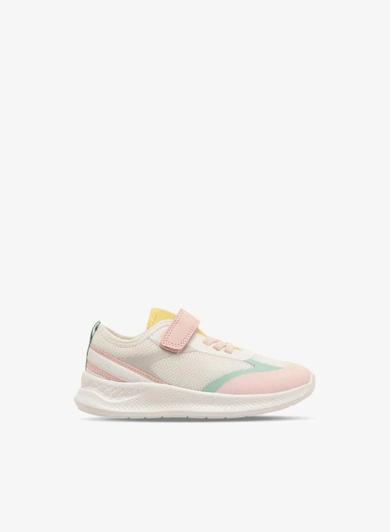 جونيورز Girls Hook & Loop Ankle School Sneakers