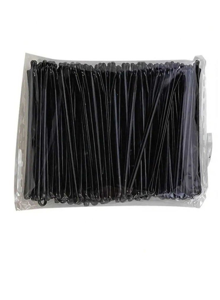 100pcs Hair Clips Black - Image 2
