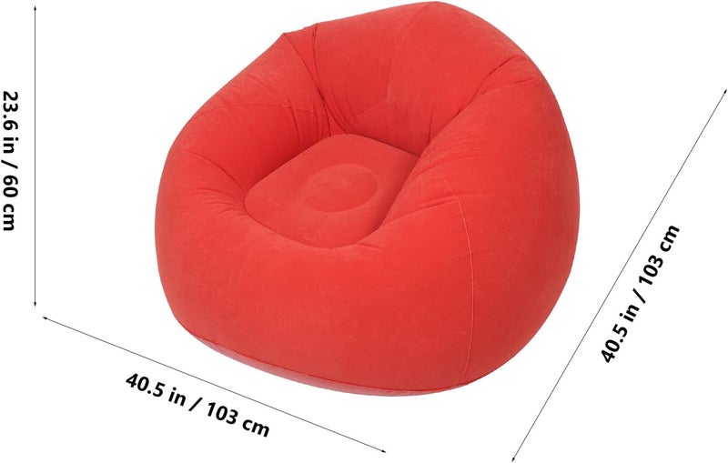 ABOOFAN Bean Bag Chairs for Adults Inflatable Chairs Blow up Couch Folding Portable Inflatable Lazy Sofa for Living Room - Image 3