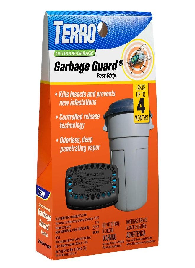 Terro TERRO T800 Garbage Guard Trash Can Insect Killer - Kills Flies, Maggots, Roaches, Beetles, and Other Insects  - Image 1