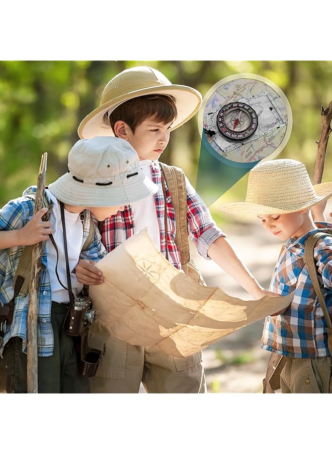 Excefore Orienteering Map Compass Acrylic Advanced Scout Waterproof & Lightweight Suitable for Hiking Camping Orienteering Hunting - Image 5