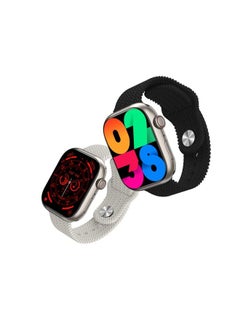 PROMASS Capybara HK9 Pro Smart Watch Fitness Tracking with AMOLED Display, IP67 Waterproof, Pedometer, Bloodpressure, Sleep Monitoring, Multi-Functional Smart Watch (White)  - Image 4