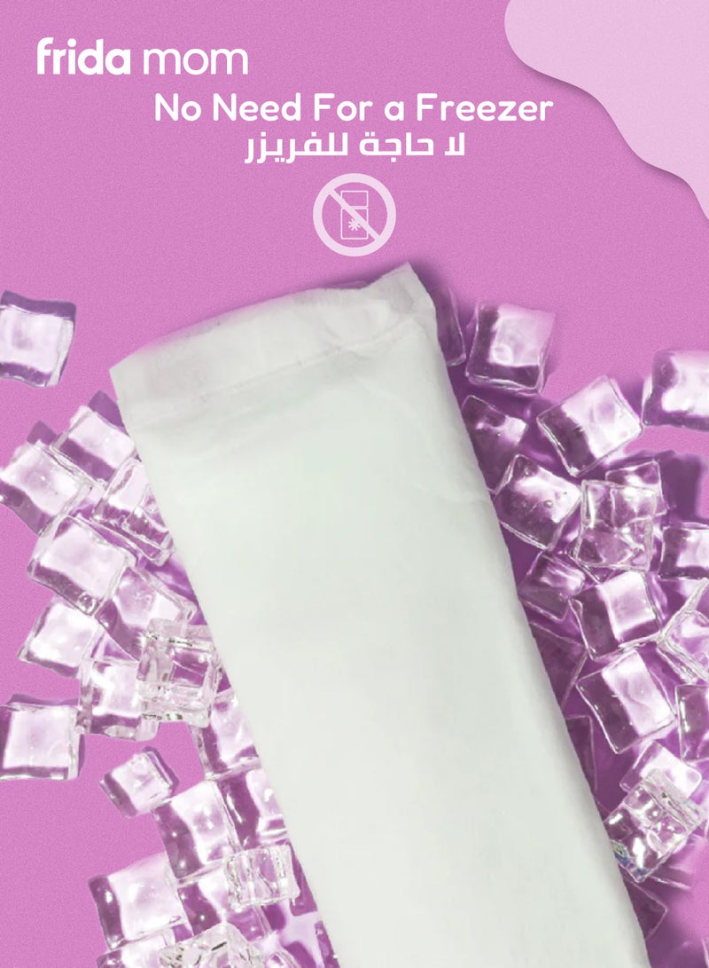 Frida Mom 2 in 1 Ice Maxi Pads | 8 Count | Instant Cold Therapy & Absorbent Maternity Pads | Postpartum Relief for Swelling & Discomfort | No Freezer Needed, Ready-to-Use - Image 5