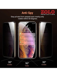 Zolo Zolo Anti-Spy Privacy 9D Tempered Glass Screen Protector For Apple iPhone 11 Pro Max Black  - Image 2