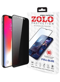 Zolo Zolo Anti-Spy Privacy 9D Tempered Glass Screen Protector For Apple iPhone 11 Pro Max Black  - Image 1