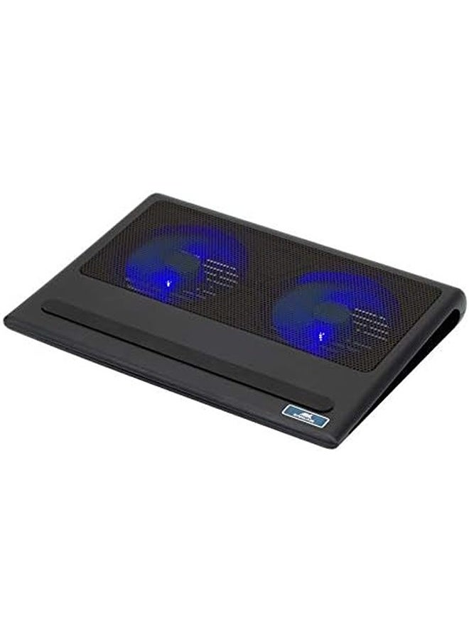 RivaCase Laptop Cooling Pad | Silent Fan | Anti-Slip Base | Up to 15.6" Laptops | USB Powered  - Image 1