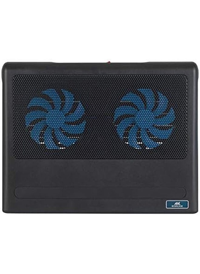 RivaCase Laptop Cooling Pad | Silent Fan | Anti-Slip Base | Up to 15.6" Laptops | USB Powered  - Image 2