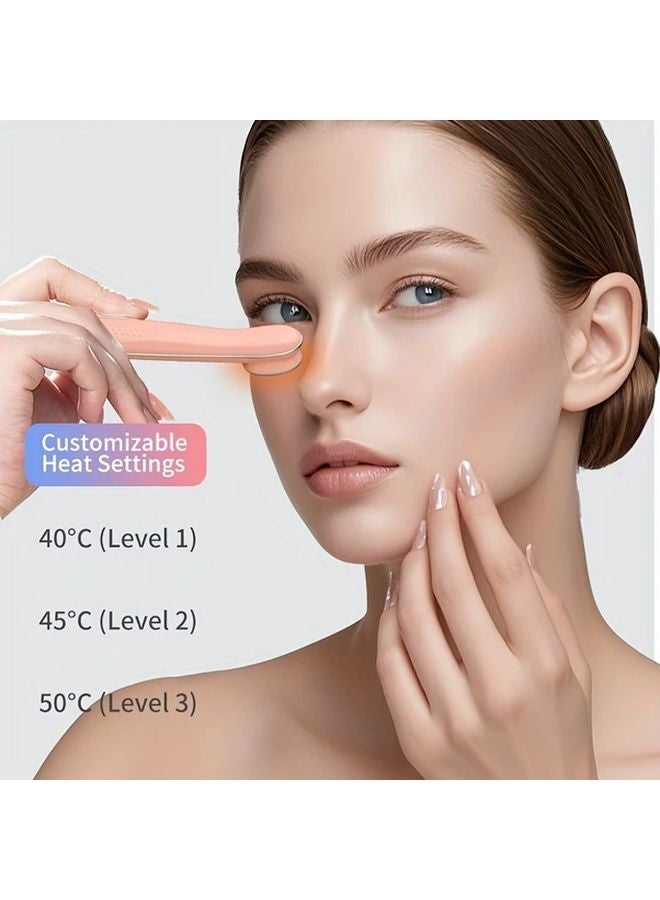 قلم تدليك العين الذهبي، جهاز تجميل العين، أداة ذكية للعناية بالعين مع حماية، هدية - Image 3